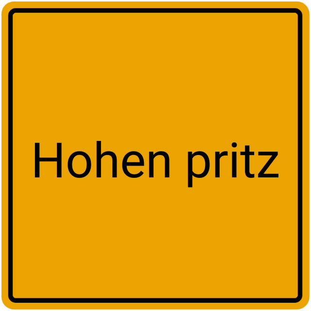 Meldebestätigung Hohen Pritz